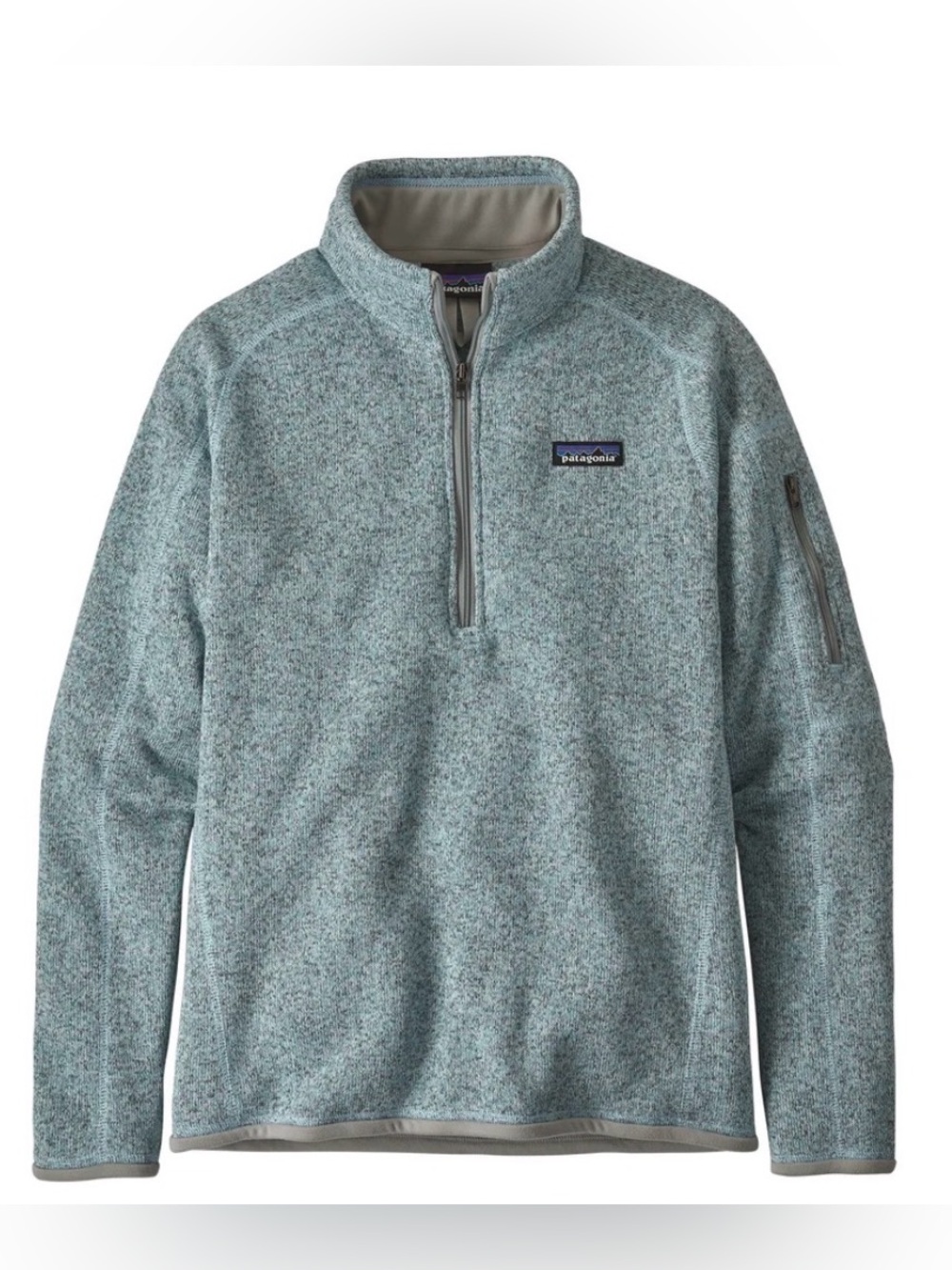 Patagonia Women's Better Sweater 1/4-Zip Fleece Blue Medium